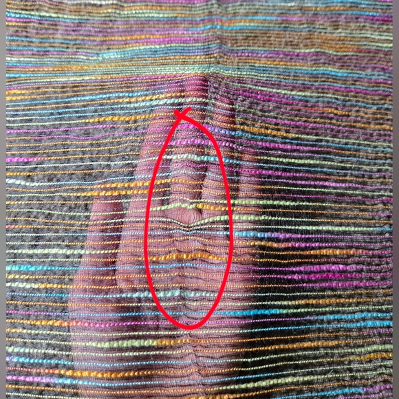 Egon Furstenberg Translucent Multicolored Rectangular Scarf - Picture 8 of 12